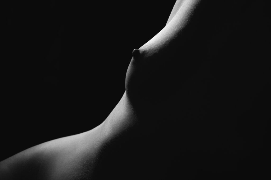 boudoir image breast